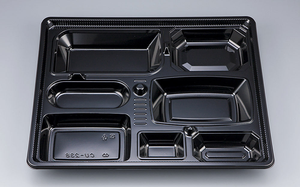 仕出し容器 CU-238 黒本体（N）