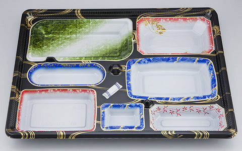 仕出し容器 CU-239 曲水本体（N）