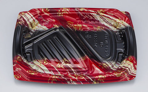 弁当容器 CBFNビルト7-3 鮫雲赤本体