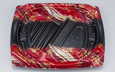 弁当容器 CBFNビルト8S-1 鮫雲赤本体