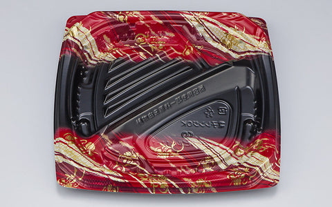 弁当容器 CBFNビルト11-1 鮫雲赤本体