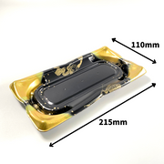 寿司4貫用　SF華皿14　水雲　本体(215×110mm)