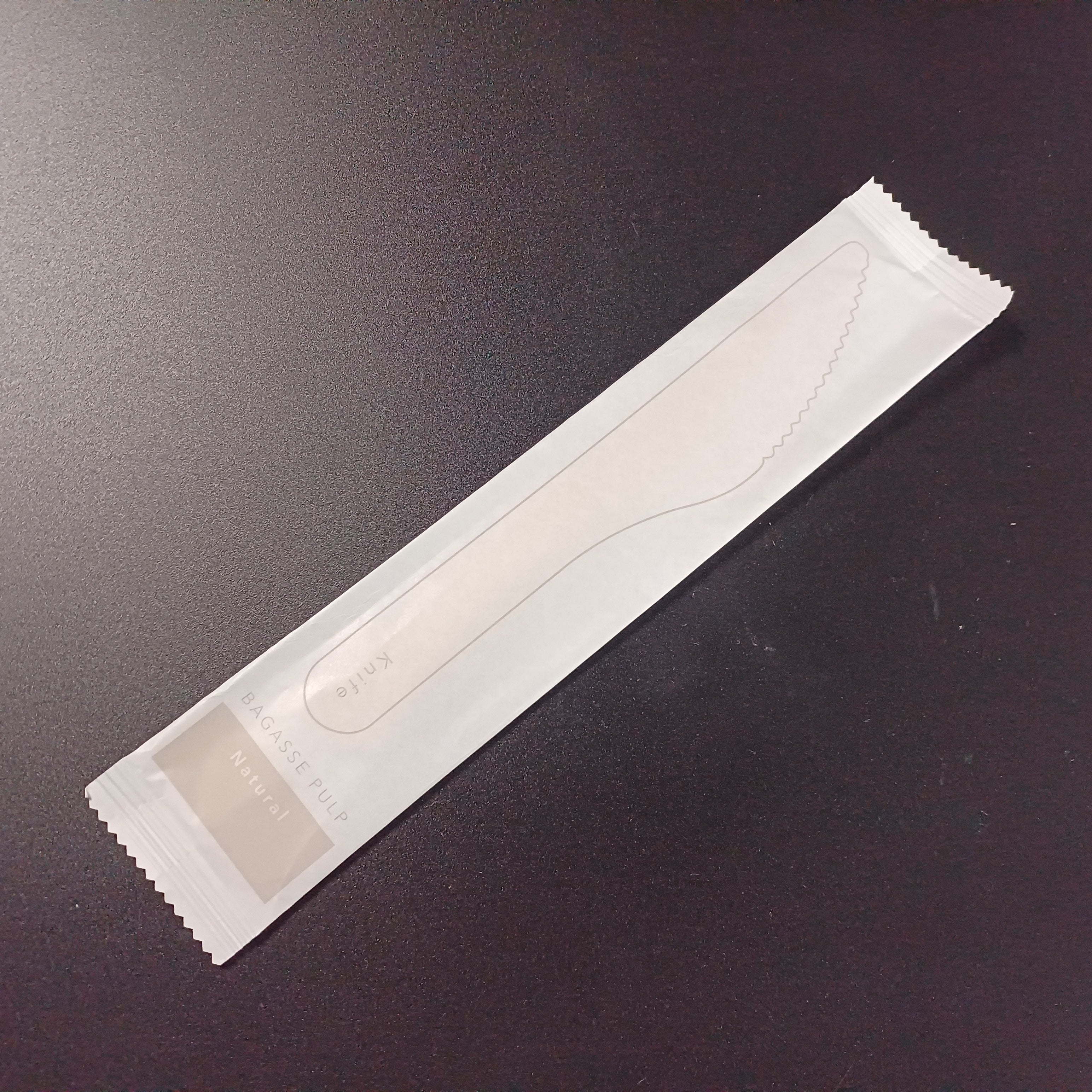 バガスパルプナイフ160 ナチュラル