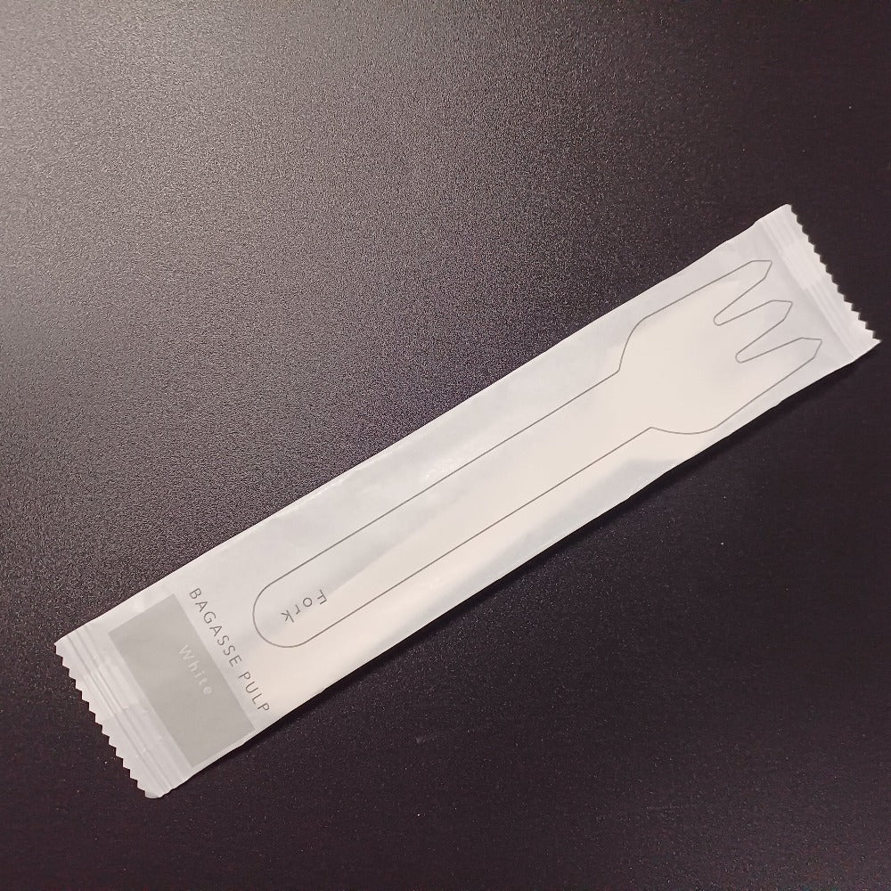 バガスパルプフォーク160 ホワイト