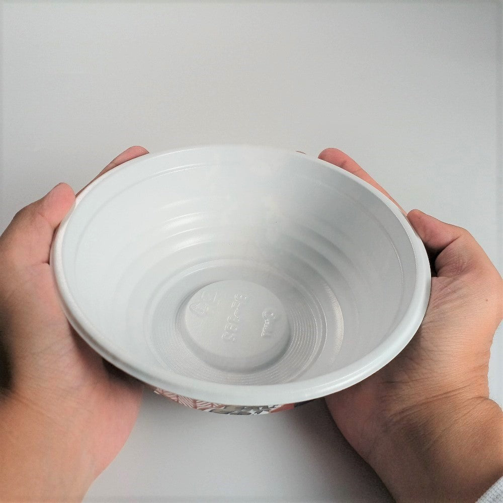 低発泡 プラスチックどんぶり容器 BF-361 絵巻 本体