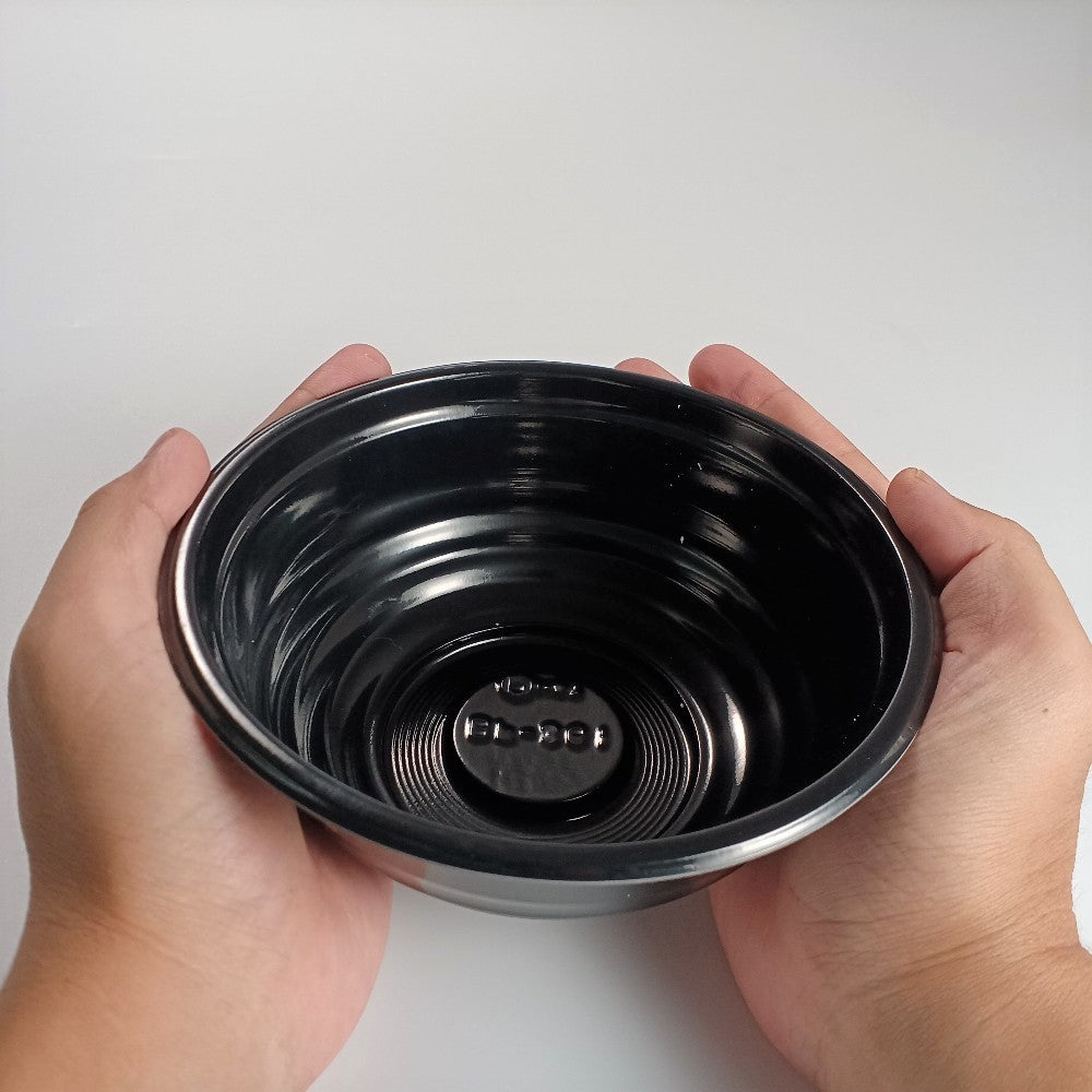 低発泡 プラスチックどんぶり容器 BF-361 黒 本体