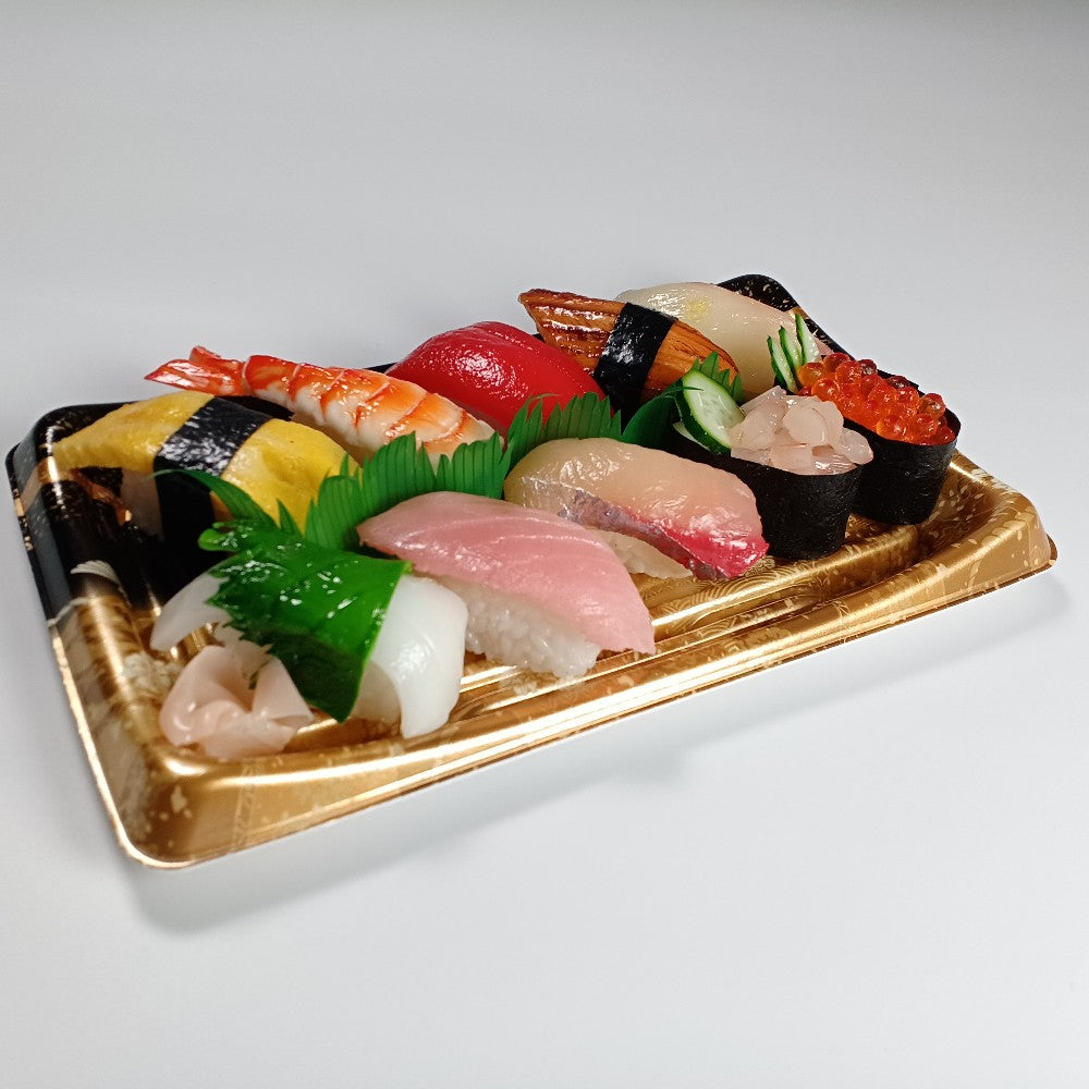 寿司8貫用　SFうま皿24　優　本体(215×145mm)