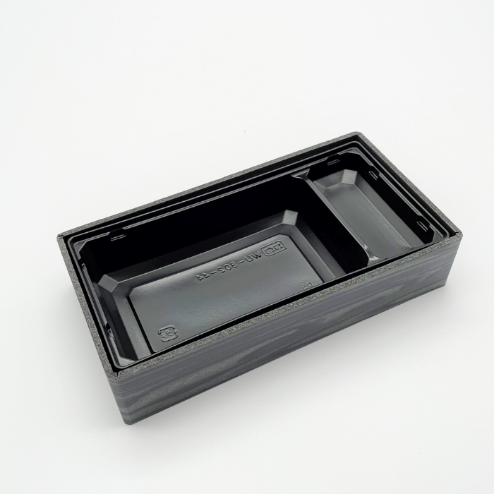 折箱重　WU-302-44　焼板目黒　本体（207×110mm）