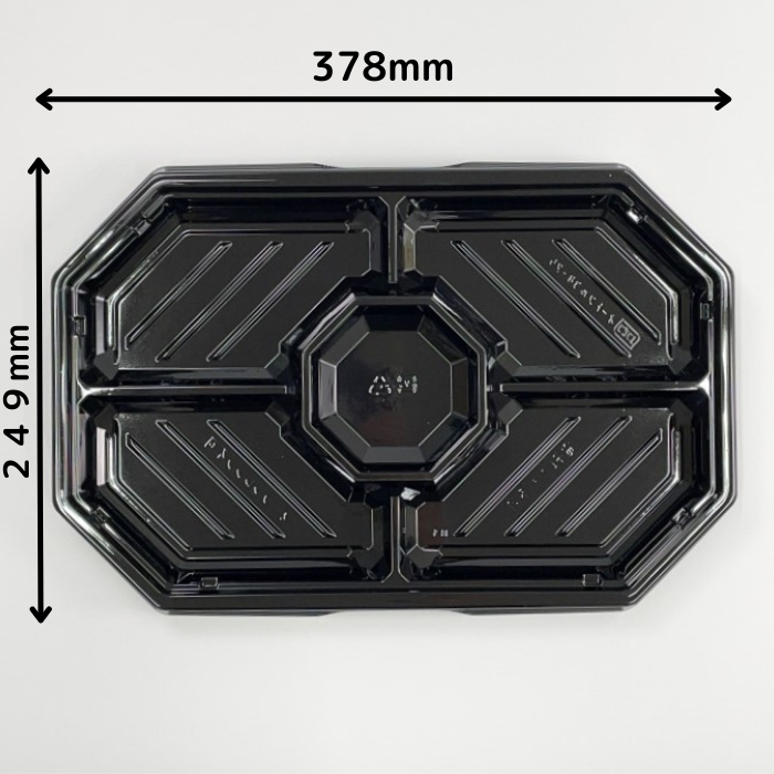 オードブル38-25 黒 本体（378×249mm）