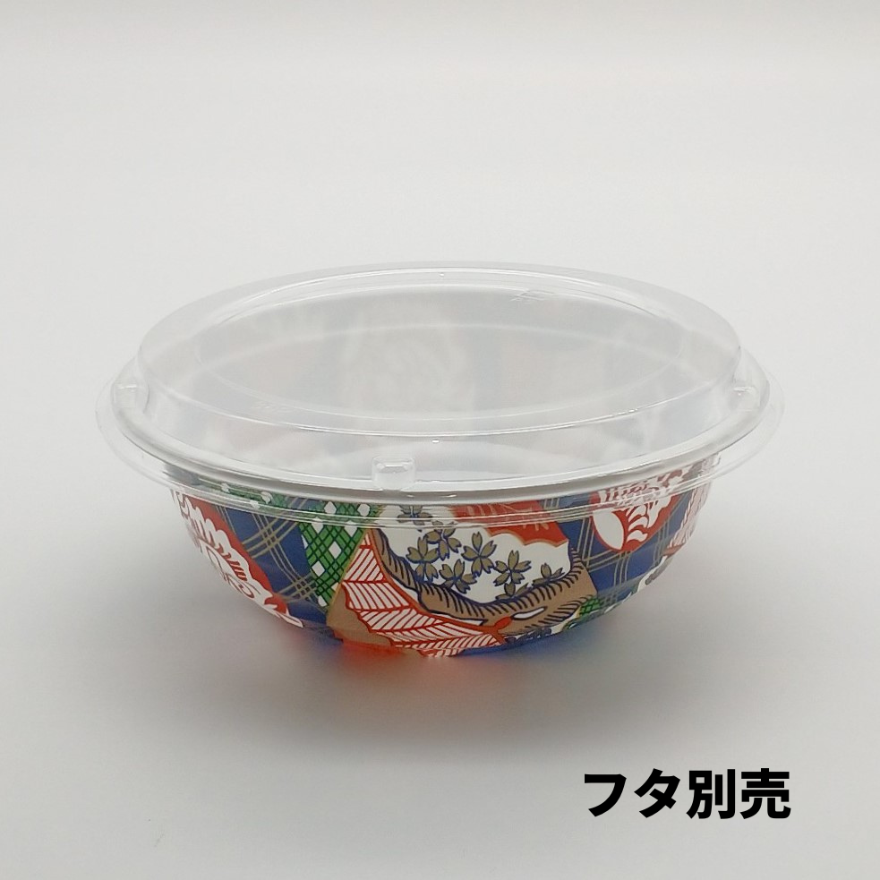 低発泡 プラスチックどんぶり容器 BF-362 絵巻 本体