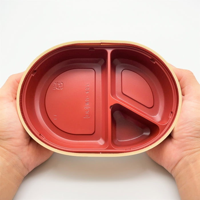 折箱弁当容器　WU-407(R)　わっぱ　本体（195×139mm）