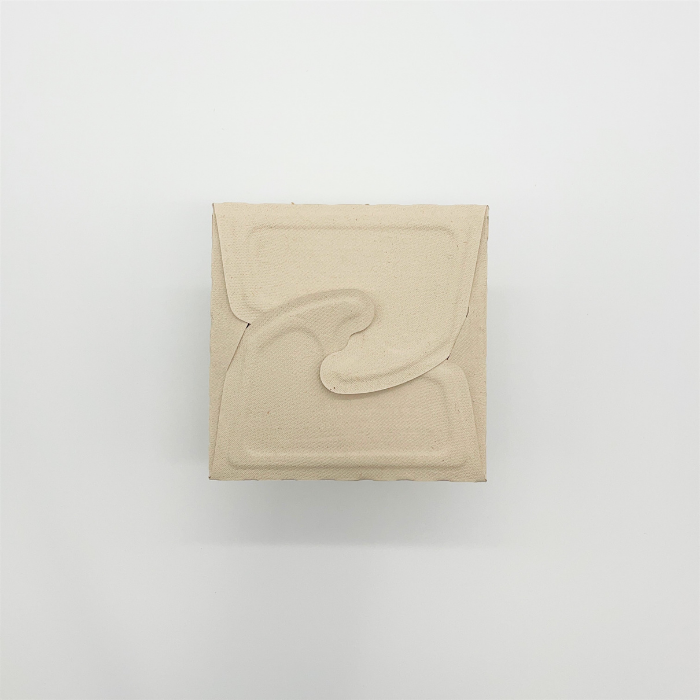 ロック付きパルプスクエア容器　16オンス　450ml