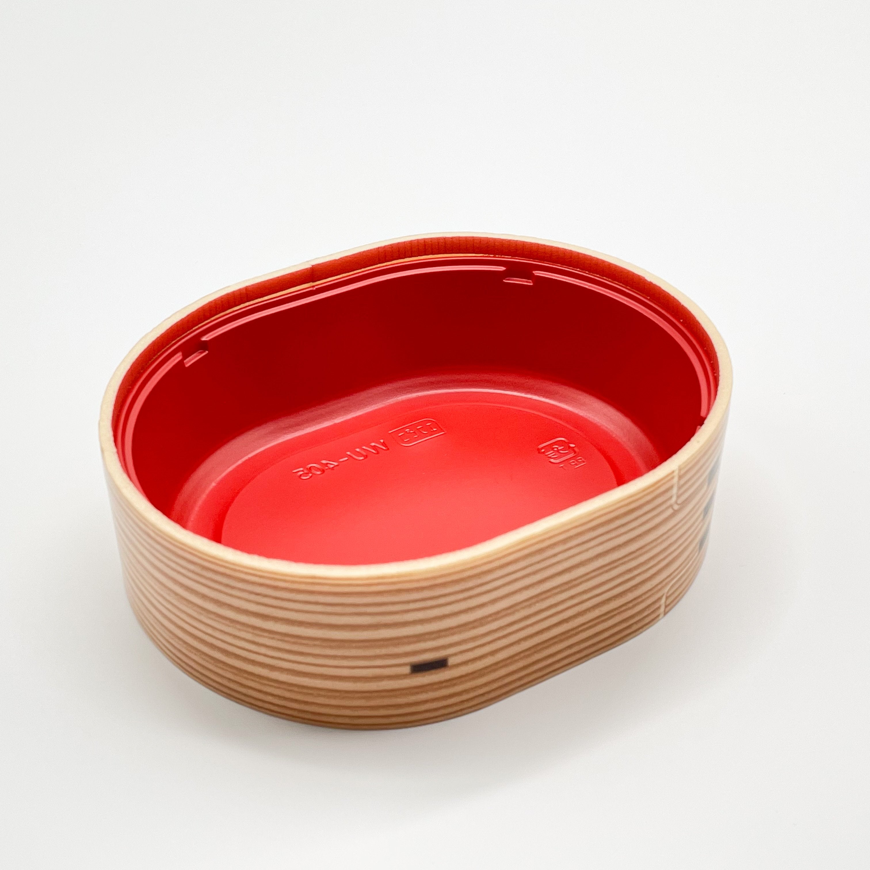 折箱弁当容器　わっぱ WU-405 本体（165×134mm）