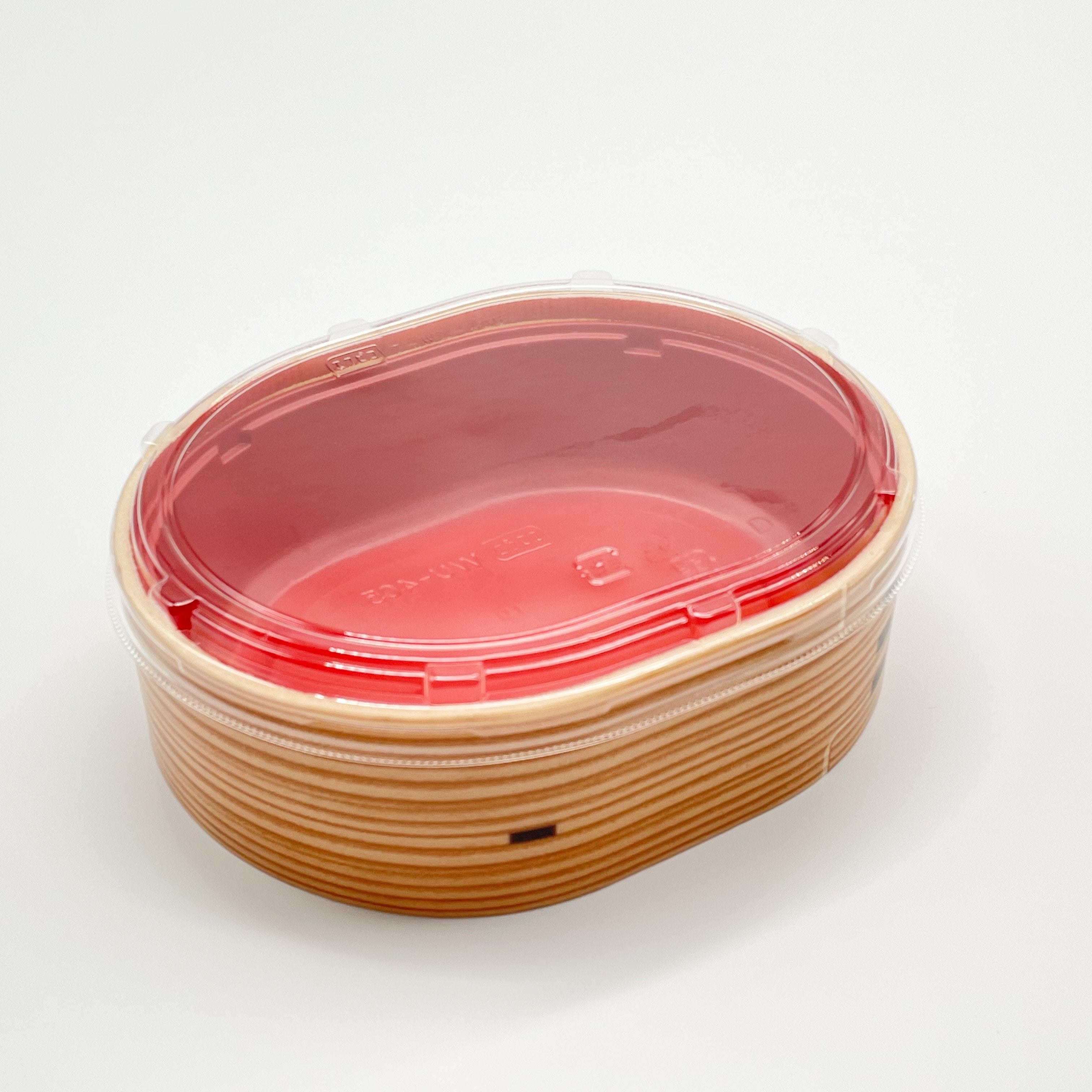 折箱弁当容器　わっぱ WU-405 本体（165×134mm）