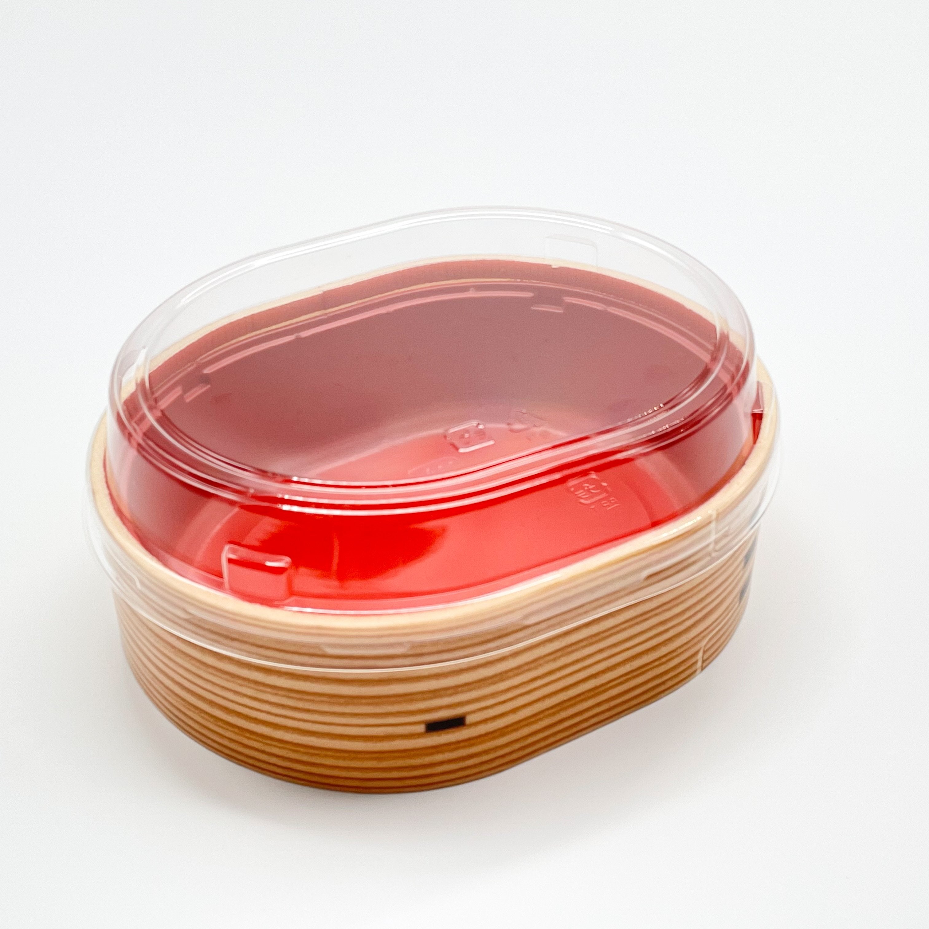 折箱弁当容器　わっぱ WU-405 本体（165×134mm）