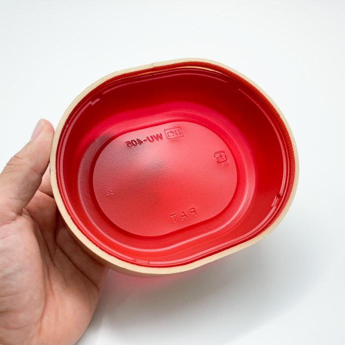 折箱弁当容器　わっぱ WU-405 本体（165×134mm）