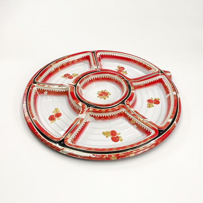 NUオードブル38　英華赤　本体（Φ405×41 mm）