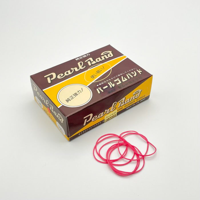 輪ゴム　パールバンド　100ｇ＃16　鮮明/赤