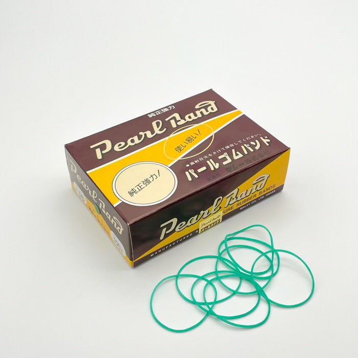 輪ゴム　パールバンド　100ｇ＃16　鮮明/緑
