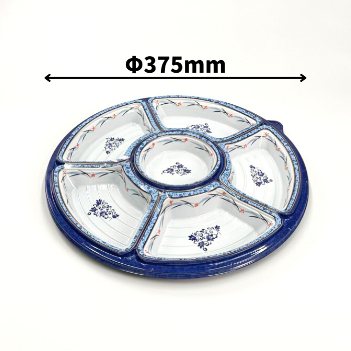 NUオードブル37　伊万里　フタ別売（Φ375×41mm）