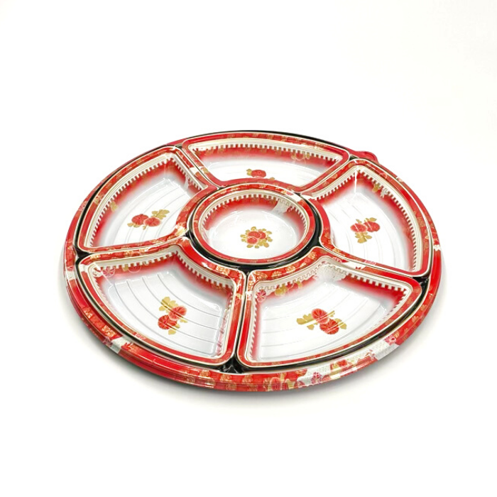 NUオードブル37　英華赤　本体（Φ375×41mm）