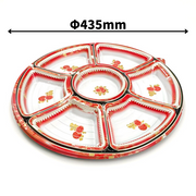 NUオードブル39　英華赤　フタ別売（Φ435×44mm）