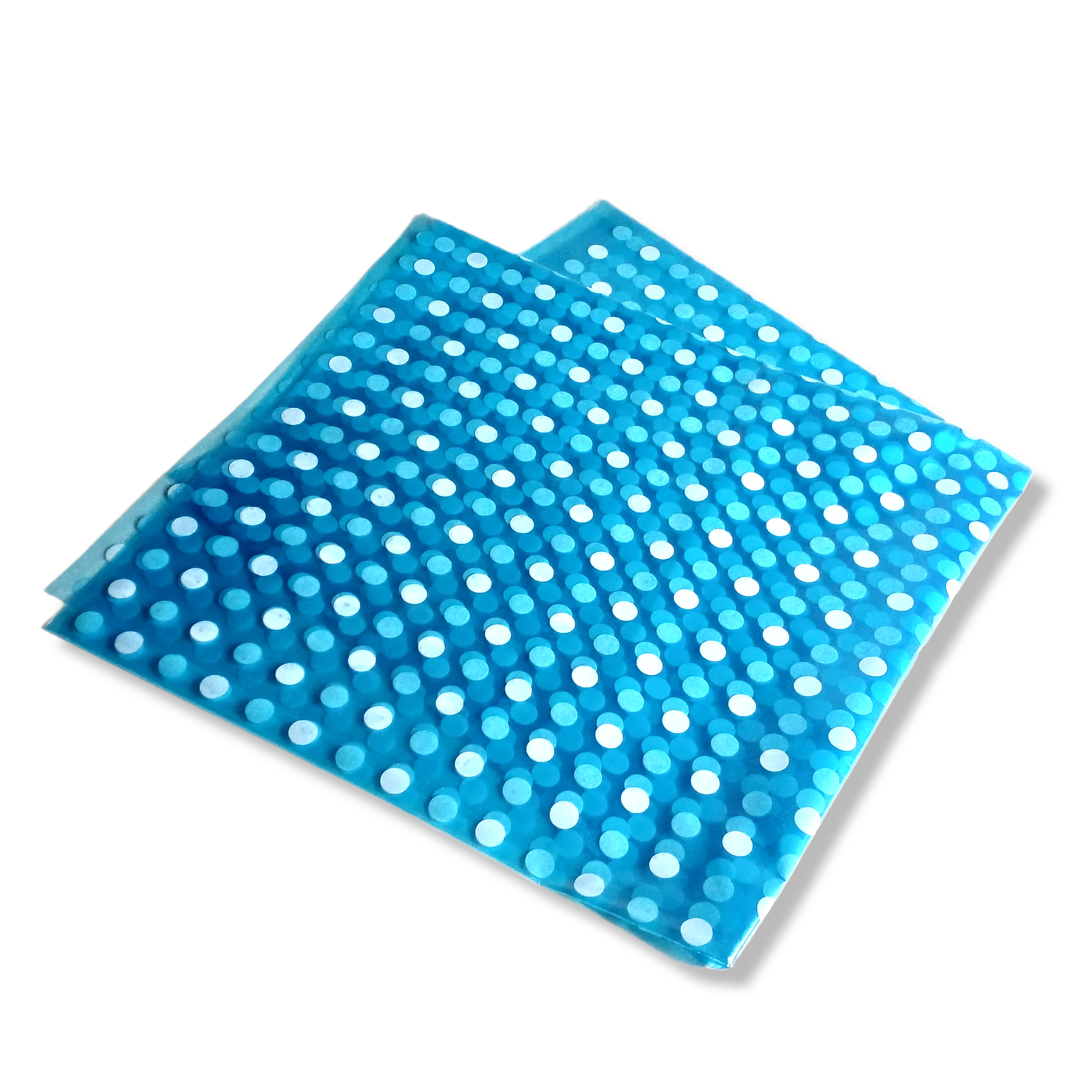 ポリ風呂敷 No.90 水玉ブルー