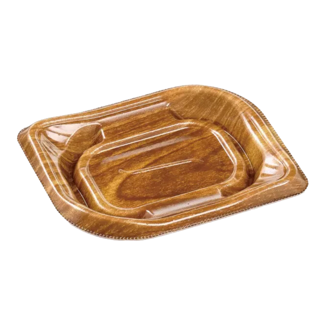 葉皿15-12ひだベージュBR　本体