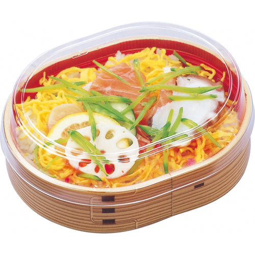 折箱弁当容器　わっぱ WU-405 本体（165×134mm）