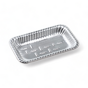 ティアラ角皿Y15-30 本体 銀 (248×150×30mm)