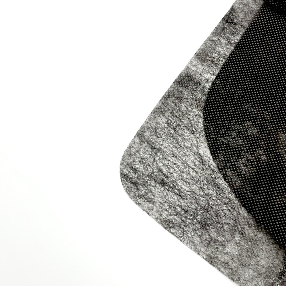 フジ 不織布エプロン F型中 8折 黒（720×390mm）