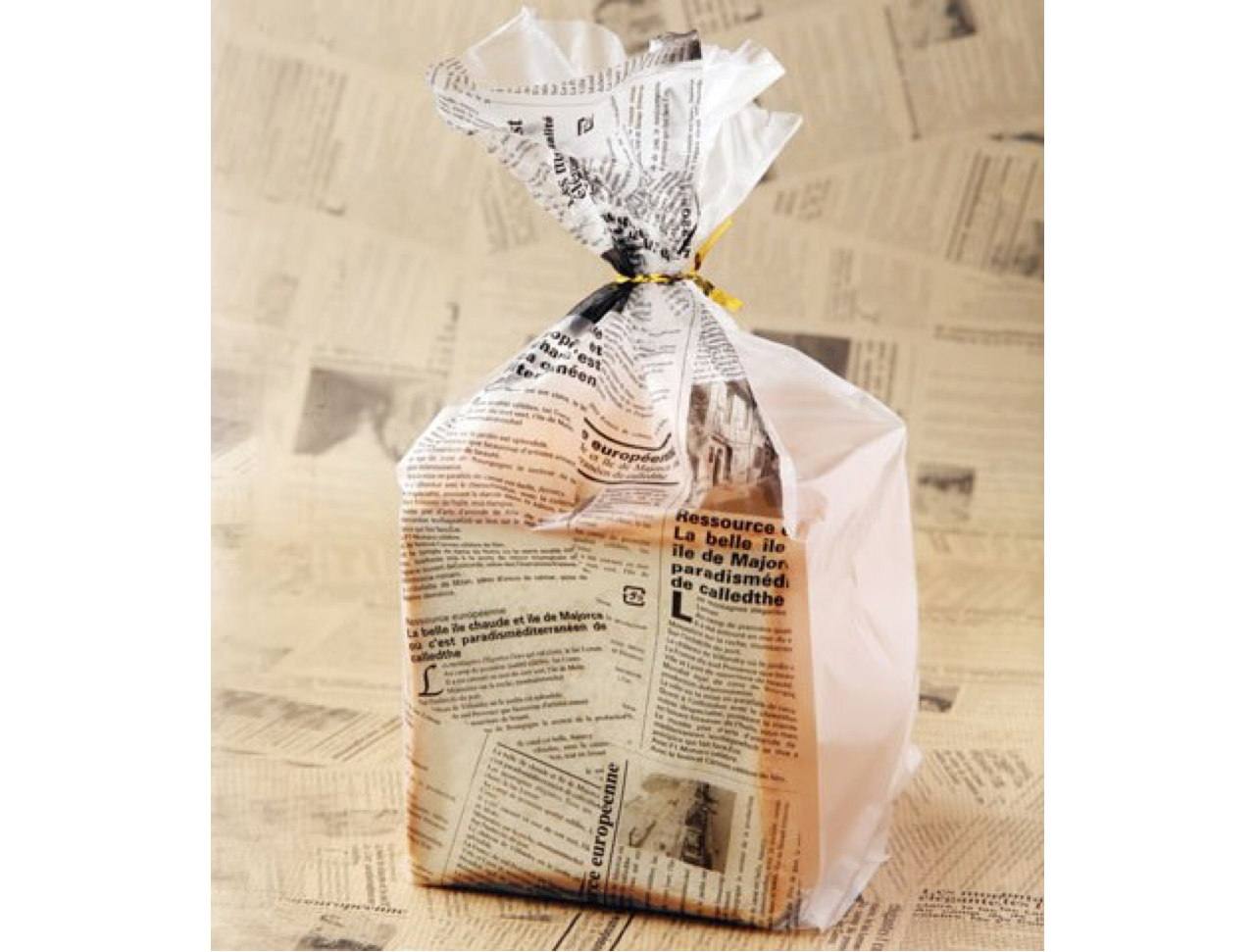HD食パン袋　1斤用　ヨーロピアン（黒）